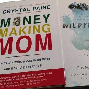 Money Making Mom And Wildpreneurs Financial Self Help Hardcover Books, Lot Of 2
